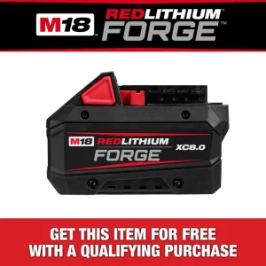 Milwaukee M18 18V Lithium-Ion REDLITHIUM FORGE XC 8.0 Ah Battery Pack