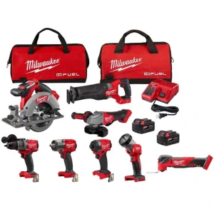 Milwaukee M18 FUEL 18-Volt Lithium-Ion Brushless Cordless Combo Kit (7-Tool) w/M18 FUEL Multi Tool