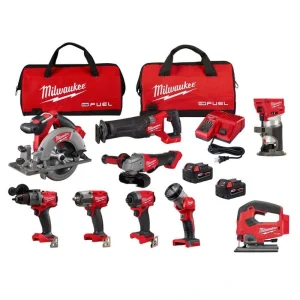 Milwaukee M18 FUEL 18V Lithium-Ion Brushless Cordless Combo Kit with Jig Saw & Router