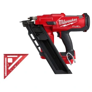 Milwaukee M18 FUEL 3-1/2 in. 18-Volt 30-Degree Lithium-Ion Brushless Cordless Framing Nailer (Tool-Only) W/7 in. Rafter Square
