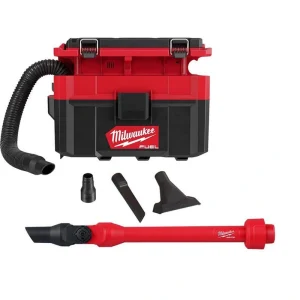 Milwaukee M18 FUEL PACKOUT Cordless 2.5 Gal Wet/Dry Vacuum w/AIR-TIP 1-1/4 in. – 2-1/2 in. (1-Piece) Pivot Extension Wand