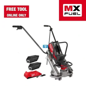 Milwaukee MX FUEL Lithium-Ion Cordless Vibratory Screed with (2) Batteries and Charger