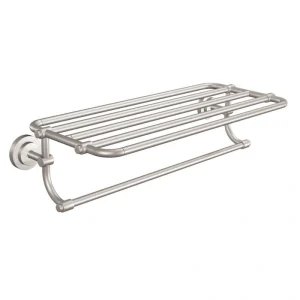 Moen Iso Spot Resist Brushed Nickel Wall Mount Towel Rack