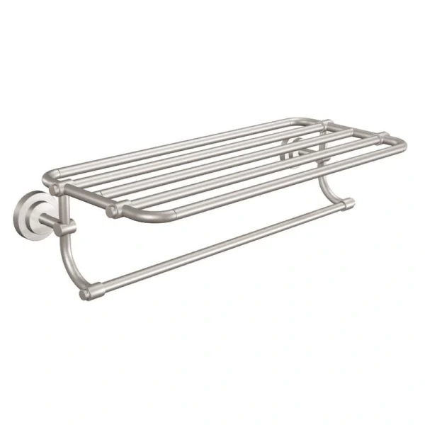 Moen Iso Spot Resist Brushed Nickel Wall Mount Towel Rack
