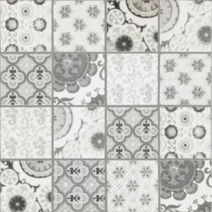 Mohawk Best Buy Arctic Gray 12 x 12 Natural Stone Deco Mosaic Tile