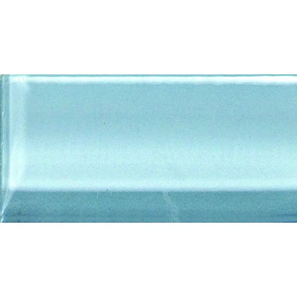 Mohawk Color Wave Blue Lagoon 3 x 6 Glass Wall Tile