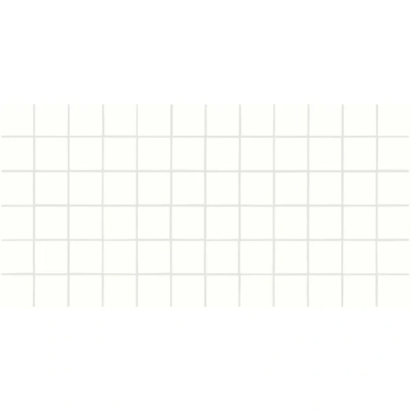 Mohawk Vivant Semi-Gloss Arctic White 12 x 24 Ceramic Square Mosaic Tile