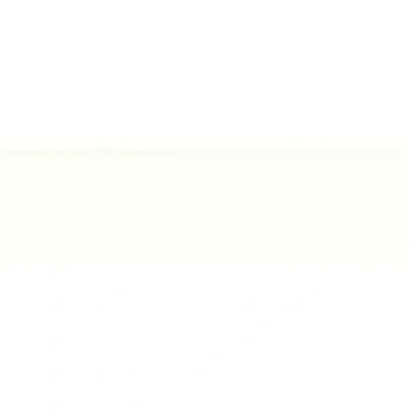Mohawk Vivant Semi-Gloss Arctic White 2 x 6 Ceramic Bullnose Trim