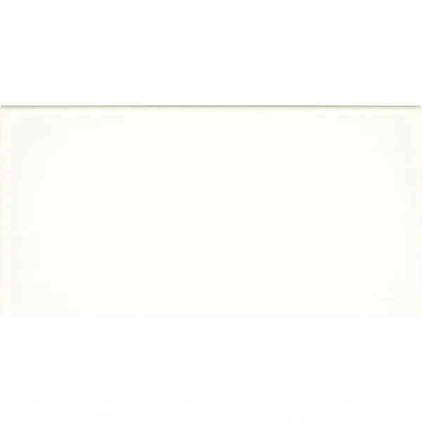 Mohawk Vivant Semi-Gloss Arctic White 4 x 8 Ceramic Bullnose Trim