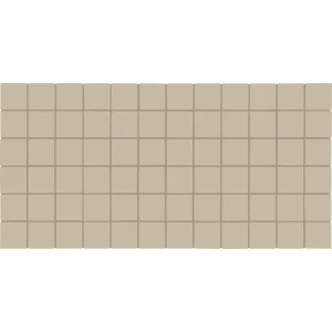 Mohawk Vivant Semi-Gloss Urban Putty 12 x 24 Ceramic Square Mosaic Tile