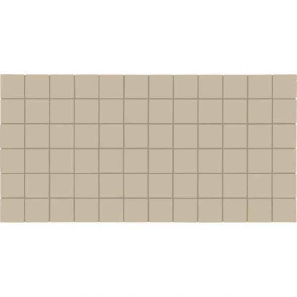 Mohawk Vivant Semi-Gloss Urban Putty 12 x 24 Ceramic Square Mosaic Tile