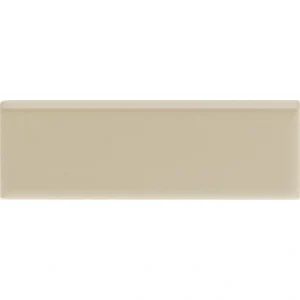 Mohawk Vivant Semi-Gloss Urban Putty 2 x 6 Ceramic Bullnose Trim