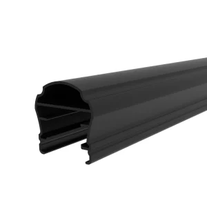 MoistureShield Compass 6-ft L x 2.6-in W x 2.6-in H Matte Black Aluminum Top Rail