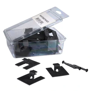 MoistureShield Steel 1-in Black Hidden Deck Fastener (25-Pack)