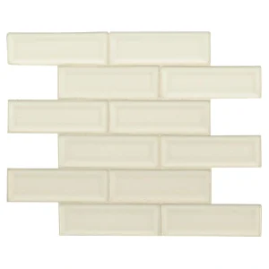 MS International Artisan Glossy Antique White 12 x 12 Ceramic Mosaic Tile