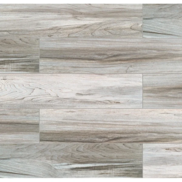 MS International Carolina Timber Matte Grey 6 x 24 Ceramic Floor and Wall Tile