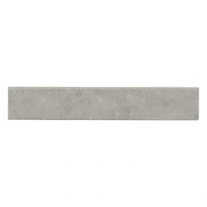 MS International Essentials Matte Ansello Grey 3 x 18  Porcelain Bullnose Trim