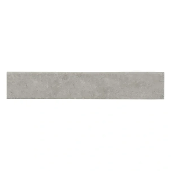 MS International Essentials Matte Ansello Grey 3 x 18  Porcelain Bullnose Trim