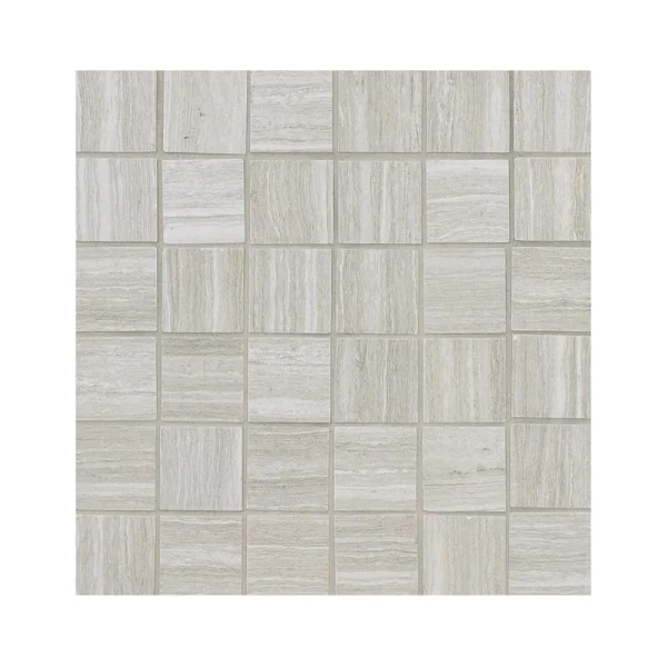 MS International Essentials Matte Charisma White 12 x 12 Ceramic Mosaic Tile