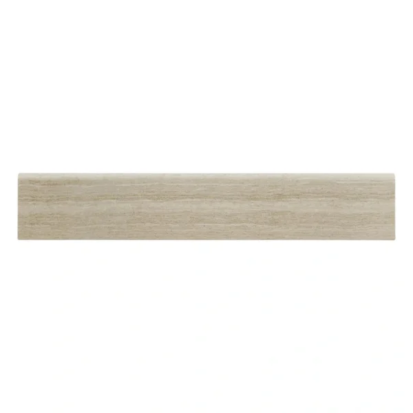 MS International Essentials Matte Charisma White 3 x 18 Porcelain Bullnose Trim