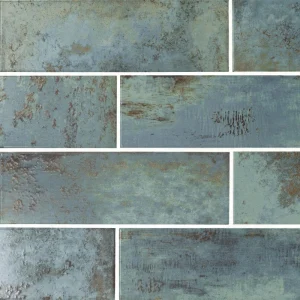 MS International Marza Glossy Aqua 4 x 12 Ceramic Wall Tile