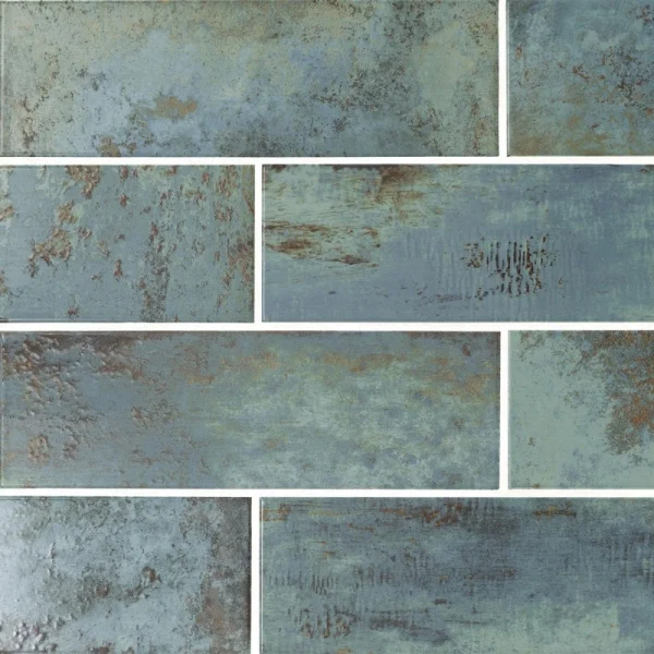 MS International Marza Glossy Aqua 4 x 12 Ceramic Wall Tile