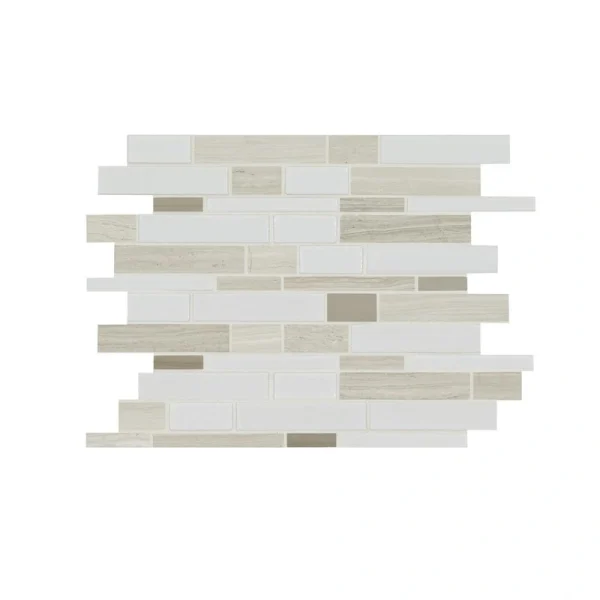 MS International Mojave Bianca Brick Joint 10 x 14 Ceramic Mosaic Tile
