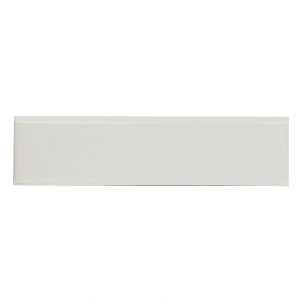 MS International Renzo Glossy Dove White 3 x 12 Ceramic Bullnose Trim T726943104