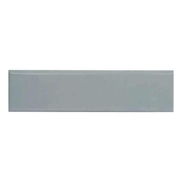 MS International Renzo Glossy Sky Blue 3 x 12 Ceramic Bullnose Trim T726942743
