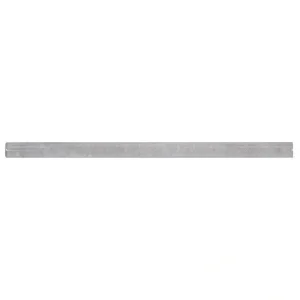 MS International Renzo Glossy Sterling Gray 0.6 x 12 Ceramic Wall Trim T726942757