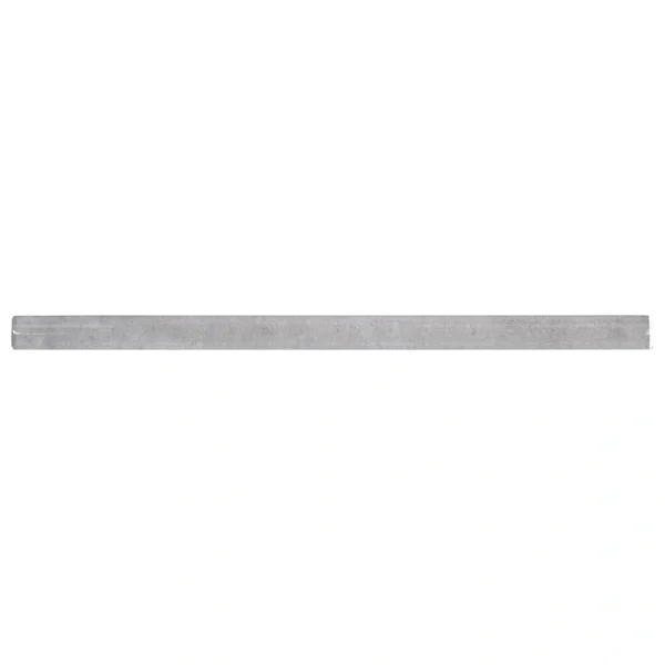 MS International Renzo Glossy Sterling Gray 0.6 x 12 Ceramic Wall Trim T726942757