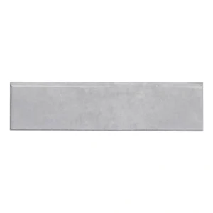 MS International Renzo Glossy Sterling Gray 3 x 12 Ceramic Bullnose Trim T726942741