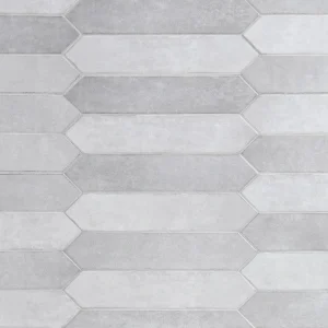 MS International Renzo Glossy Sterling Gray 3 x 13 Picket Ceramic Wall Tile T726942737