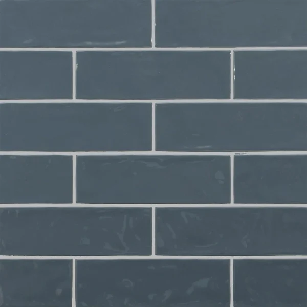 MS International Urbano Glossy Navy Blue 4 x 12 Ceramic Wall Tile T726942762