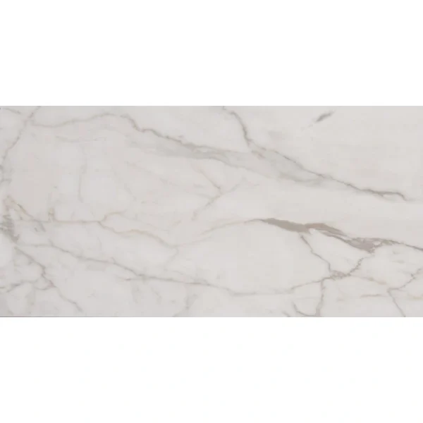MS International Venna Matte White 12 x 24 Ceramic Floor and Wall Tile