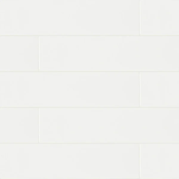 MS International White Glossy 4 x 16 Ceramic Wall Tile