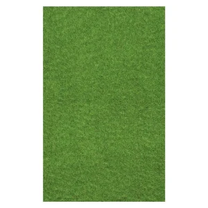 Nance Carpet and Rug Turf 6 ft. x 9 ft. Green Artificial Grass Rug