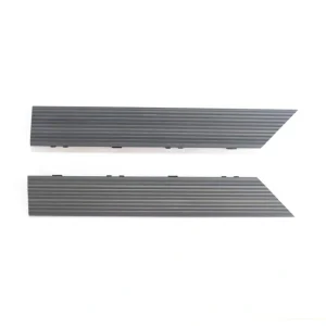 NewTechWood 2-in x 12-in 2-Pack Westminster Gray Prefinished Composite Deck Tile (0.5-sq ft)