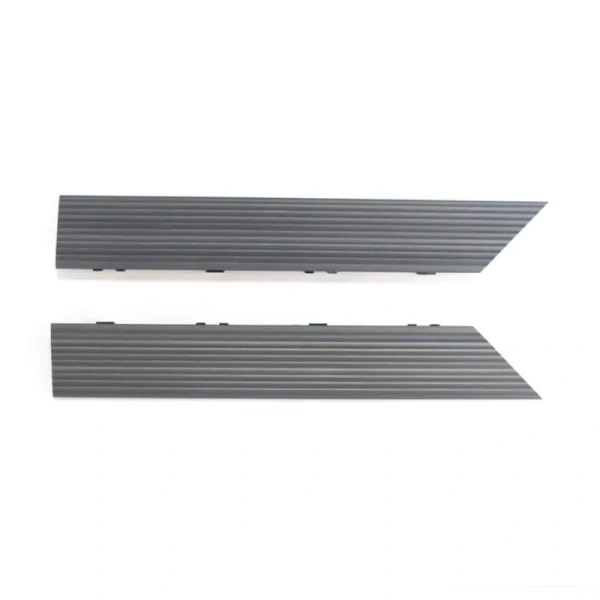 NewTechWood 2-in x 12-in 2-Pack Westminster Gray Prefinished Composite Deck Tile (0.5-sq ft)