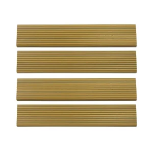 NewTechWood 2-in x 12-in 4-Pack English Oak Prefinished Composite Deck Tile (1-sq ft)