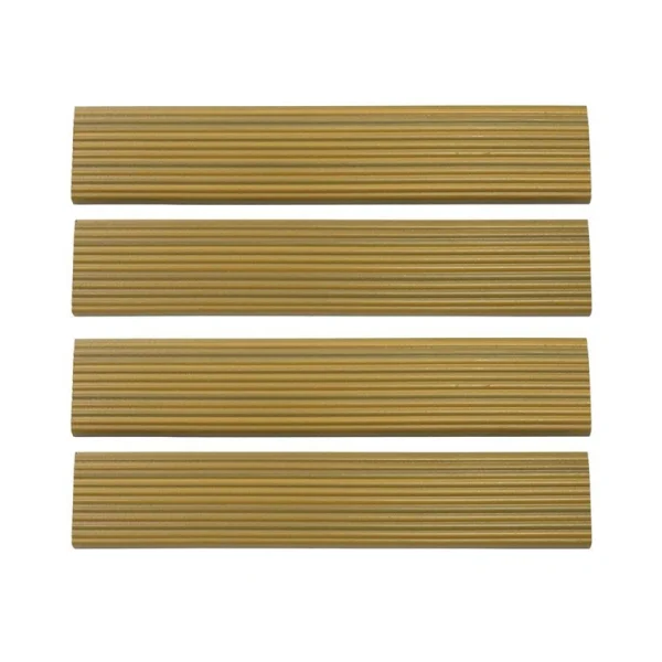 NewTechWood 2-in x 12-in 4-Pack English Oak Prefinished Composite Deck Tile (1-sq ft)