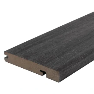 NewTechWood Columbus Hybrid Board 1-in x 6-in x 8-ft Hawaiian Charcoal Grooved Composite Deck Board