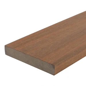 NewTechWood Cortes Solid Board 1-in x 6-in x 8-ft Peruvian Teak Square Composite Deck Board
