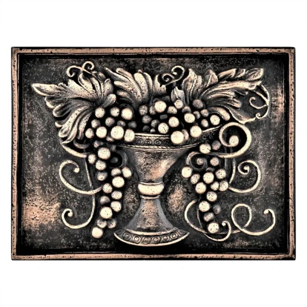 Nichetiles Luxuriant Oil-Rubbed Bronze 12 x 16 Metal Composite Mural Tile