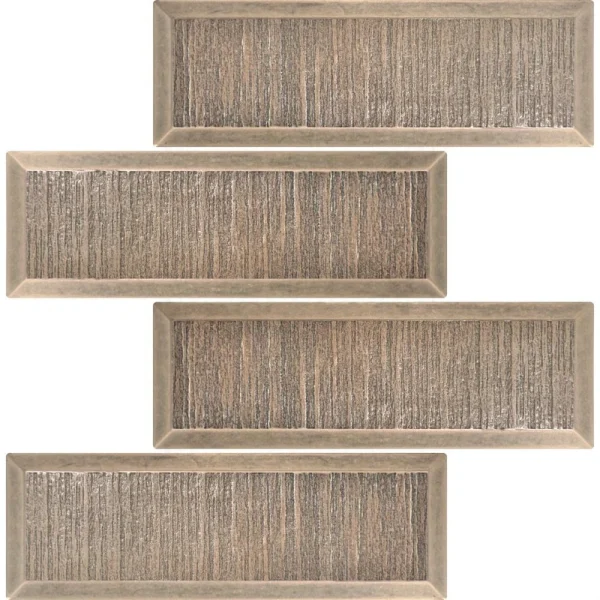 Nichetiles Majestic Bronze 9 x 12 Metal Composite Mosaic Tile