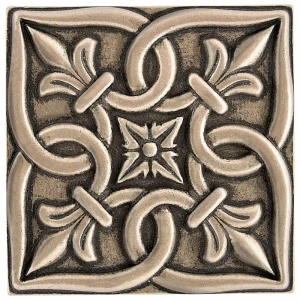 Nichetiles Romance Bronze 4 x 4 Metal Composite Insert Tile