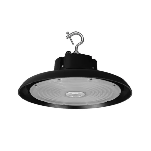 NICOR HBC4 14.2 in. 1000-Watt Equivalent Integrated LED Black High Bay Light 4000K