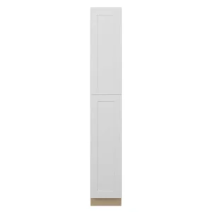 Norfolk Assembled 15 in. W x 96 in. H x 24 in. D Plywood Pantry Cabinet in Painted White