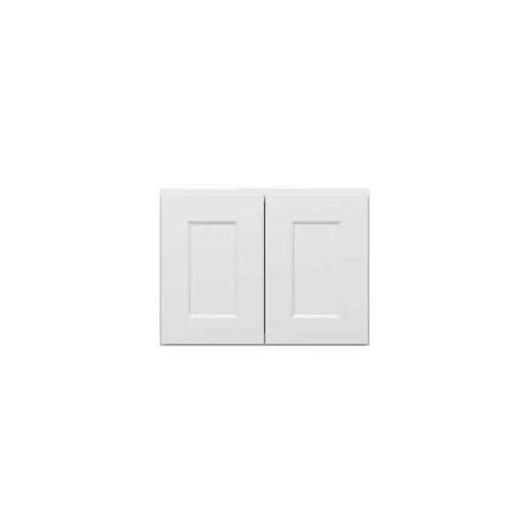 Norfolk Assembled 24 in. W x 18 in. H x 12 in. D Plywood Wall Cabinet in Painted White