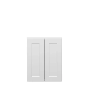 Norfolk Assembled 24 in. W x 30 in. H x 12 in. D Plywood Wall Cabinet in Painted White